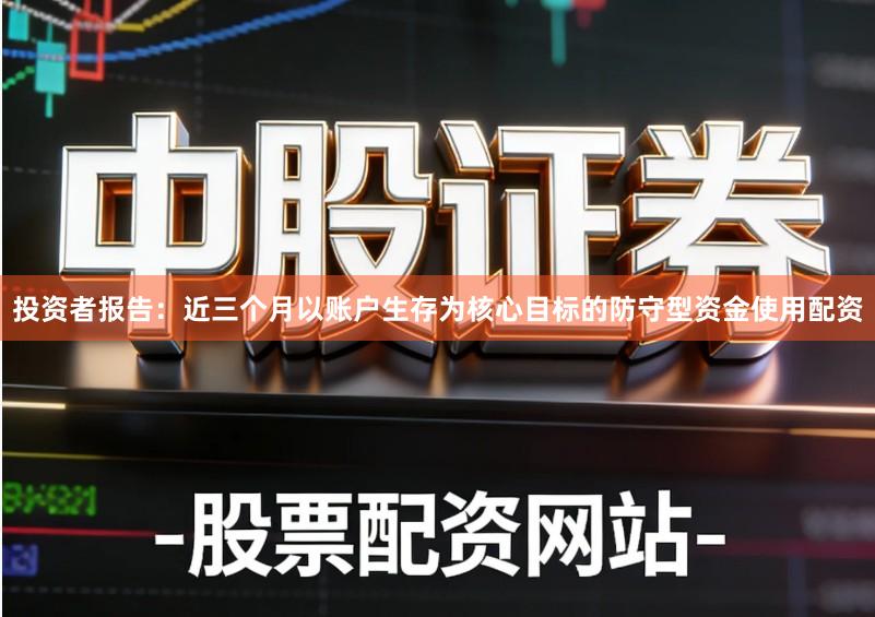 投资者报告：近三个月以账户生存为核心目标的防守型资金使用配资